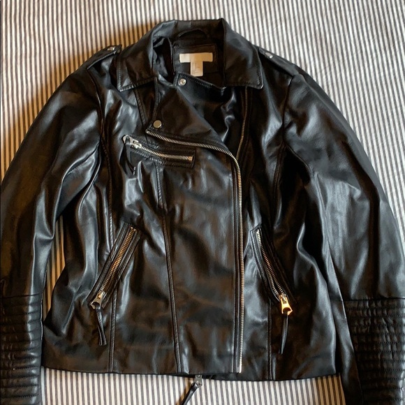 H&M Jackets & Blazers - Black H&M leather jacket